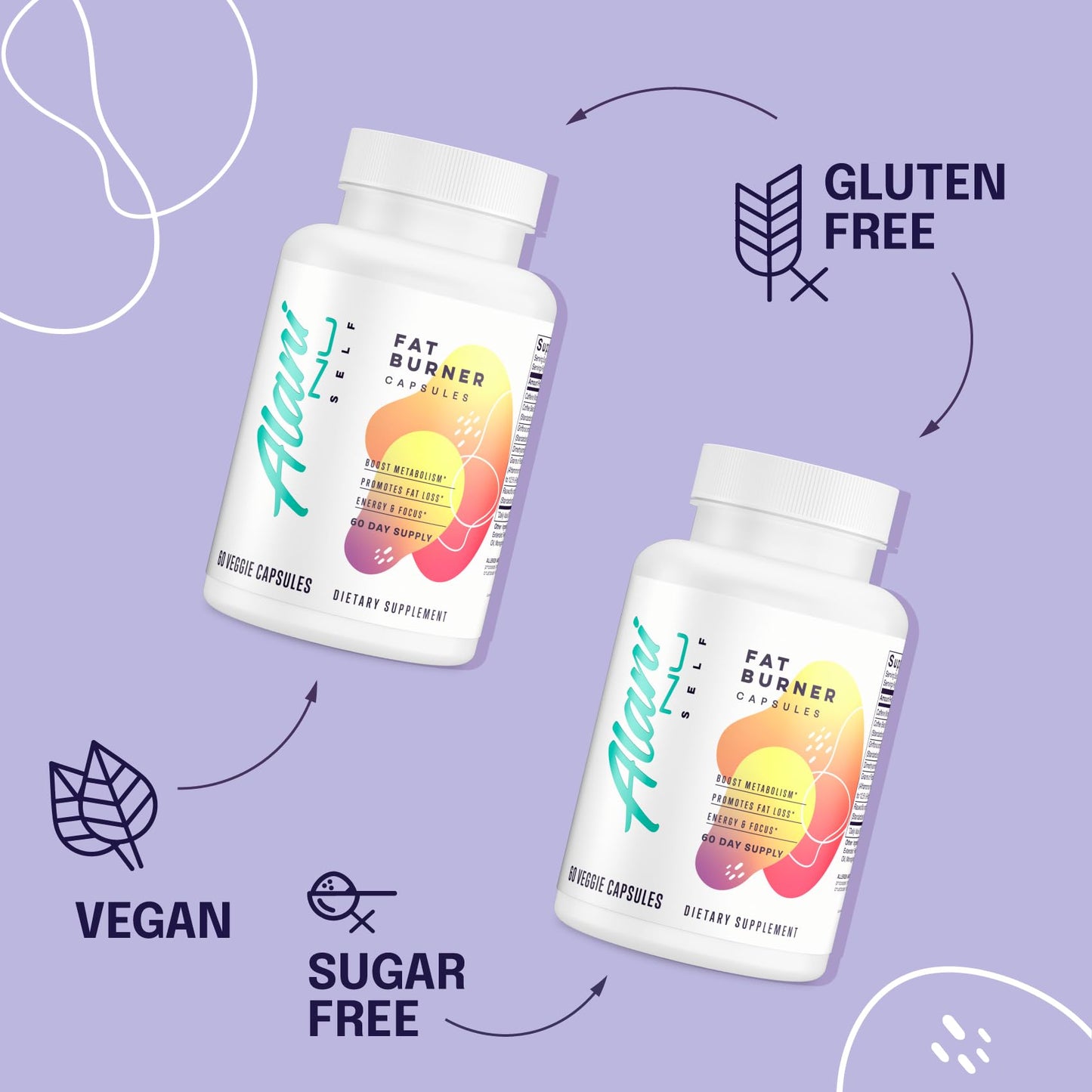 Alani Nu Premium Fat Burner Supplement, Metabolism Booster and Appetite Suppressant, 60 Day Supply, Packaging May Vary