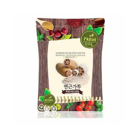 Lotus Root Powder Natural 100% Pure Healthy Fiber Vitamin C Amino Acid 연근 연근분말 연근가루 (100g)