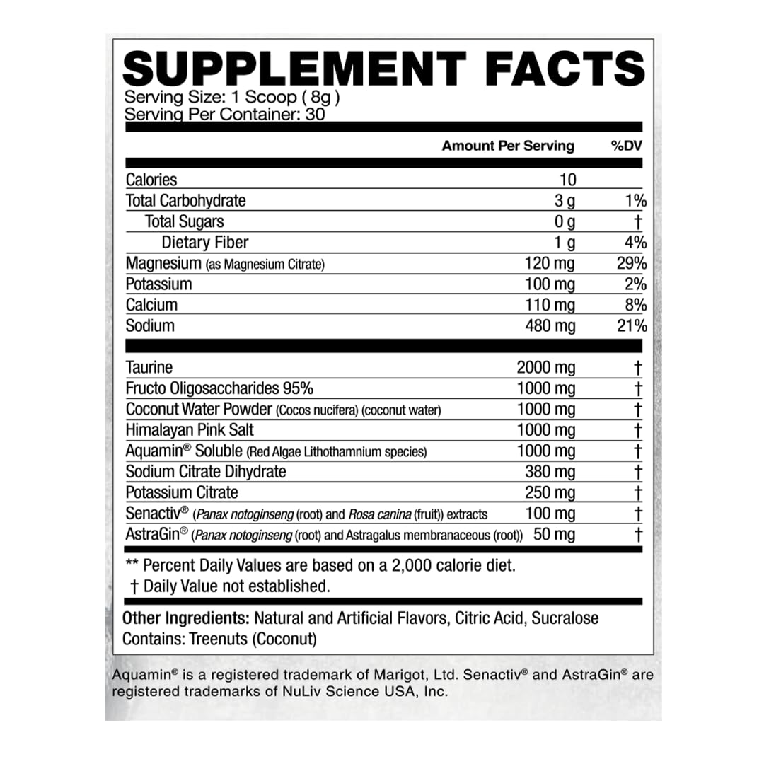 Apollon Nutrition Hydration & Recovery | Premium Electrolyte Endurance Formula (30 Serving, White Grape)