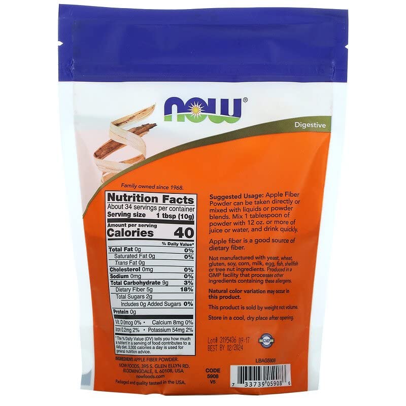 Apple Fiber with Pectin 12 oz