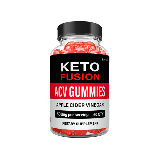 kivus Keto Fusion Gummies - Keto Fusion ACV Gummies (Single, 60 Gummies)