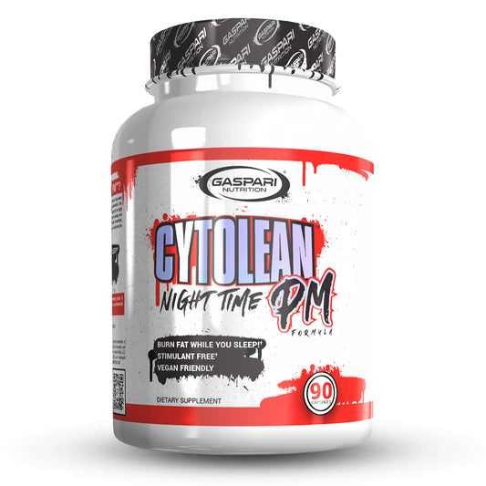 Gaspari Nutrition Cytolean PM: Nighttime Fat Burner with Melatonin Sleep Support, Stress Reduction, Stimulant Free, Vegan Friendly (90 Capsules)