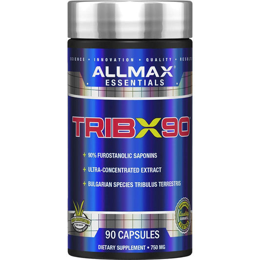 ALLMAX Nutrition Trib X 90, Bulgarian Tribulus Ultra-Concentrated Extract, 90 Capsules