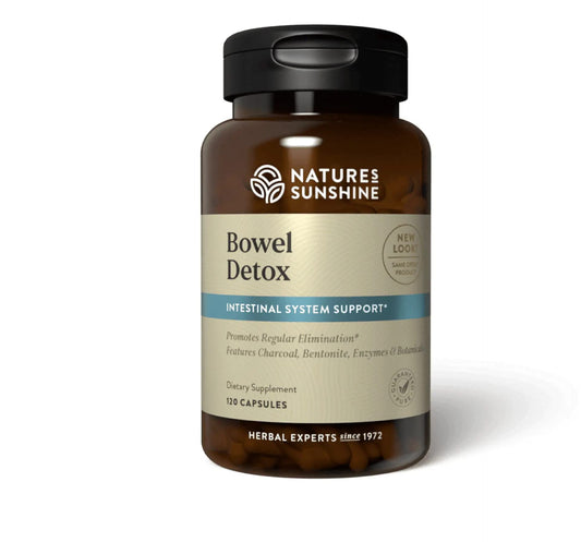Nature's Sunshine Bowel Detox, 120 Capsules | Colon Cleanse Detox Supplement to Promote Regular Elimination and Cleansing of the Digestive System
