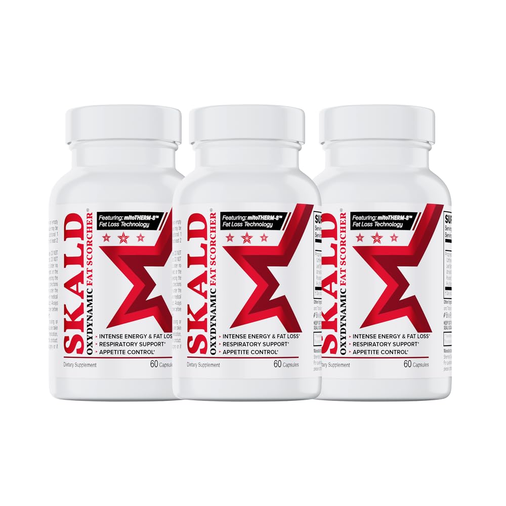 BELDT Labs Skald Oxydynamic Fat Scorcher - for Weight Loss - Thermogenic Fat Burner 3-Pack