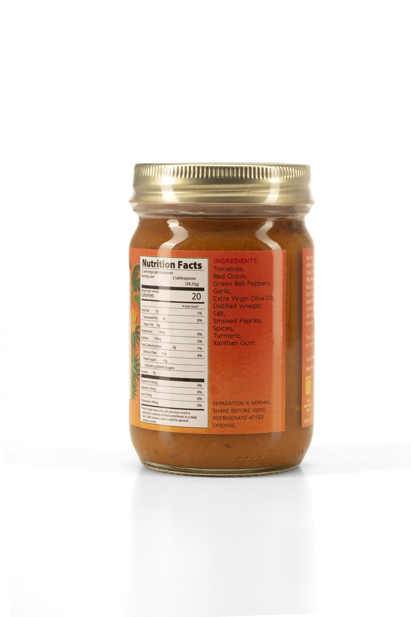 Simrancooks The Mother Mix Spanish Sofrito Cooking Base  Ready to Eat Vegetable Base For Paella Recipe Base for Meat Vegetables  Seafood Mix  From Canary Islands Spain 12oz  Made in USA