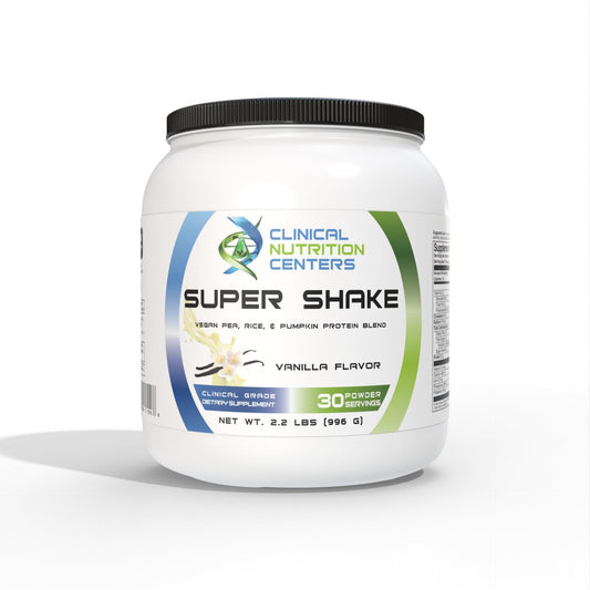 Super Shake Vanilla Protein Powder by Clinical Nutrition Centers 2.2 pounds (995 g)