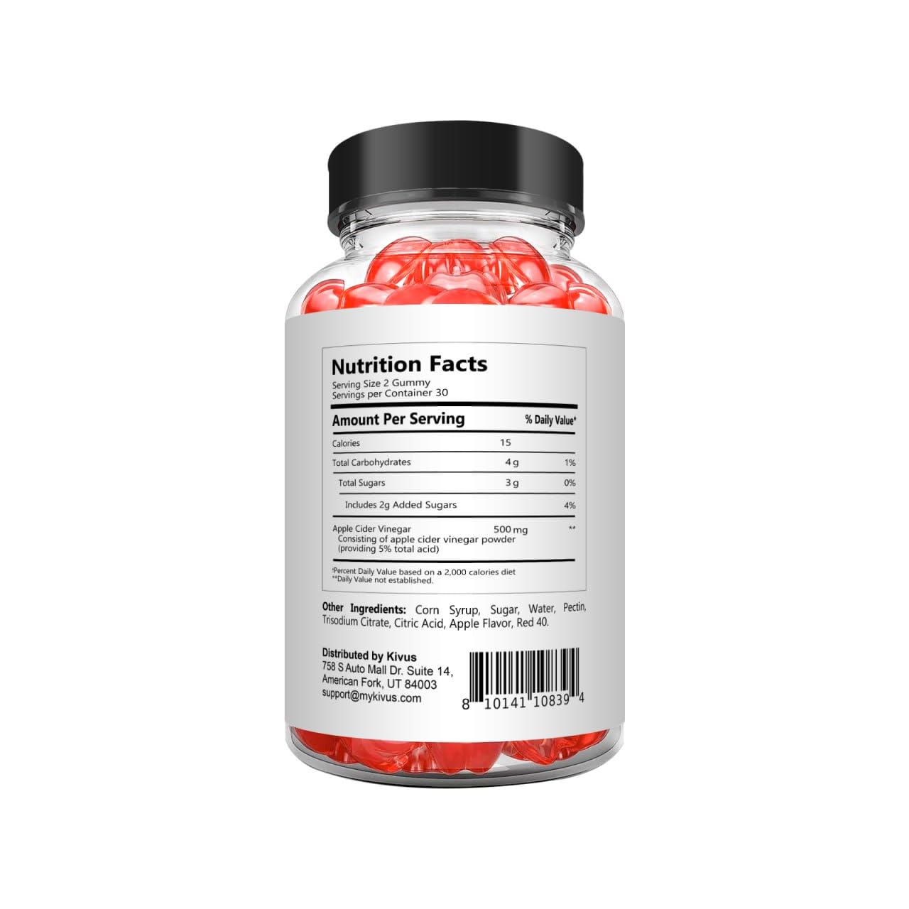 kivus Valiant Gummies - Valiant Keto + ACV Gummies (Single, 60 Gummies)
