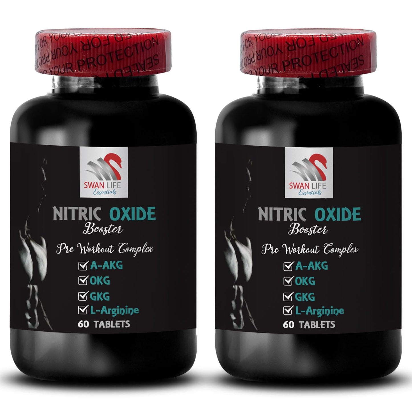Nitric oxide - NITRIC OXIDE BOOSTER - Exercise support, Daily supplement, Endurance formula, Strength support, Training formula, Stamina blend, Fitness blend, Performance focus 2 Bottle 120 Tablets
