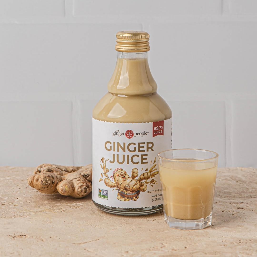 Fiji Ginger Juice by The Ginger People 8 oz Glass Bottle Pack of 1