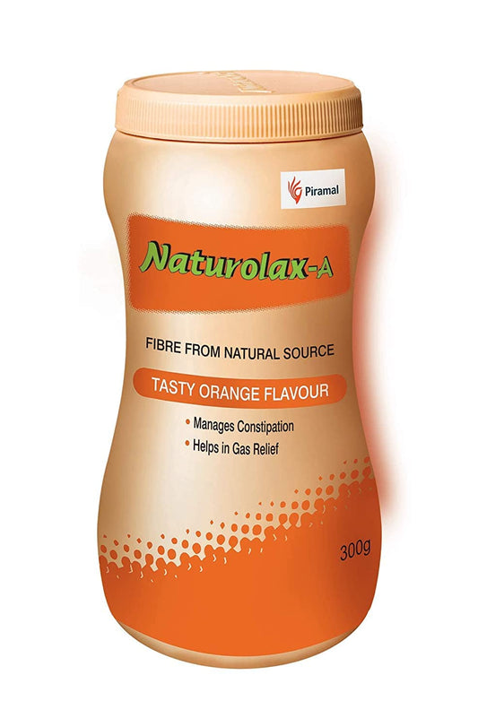 Naturix Naturolax-A Isabgol Husk Powder, Orange, 300 GMS