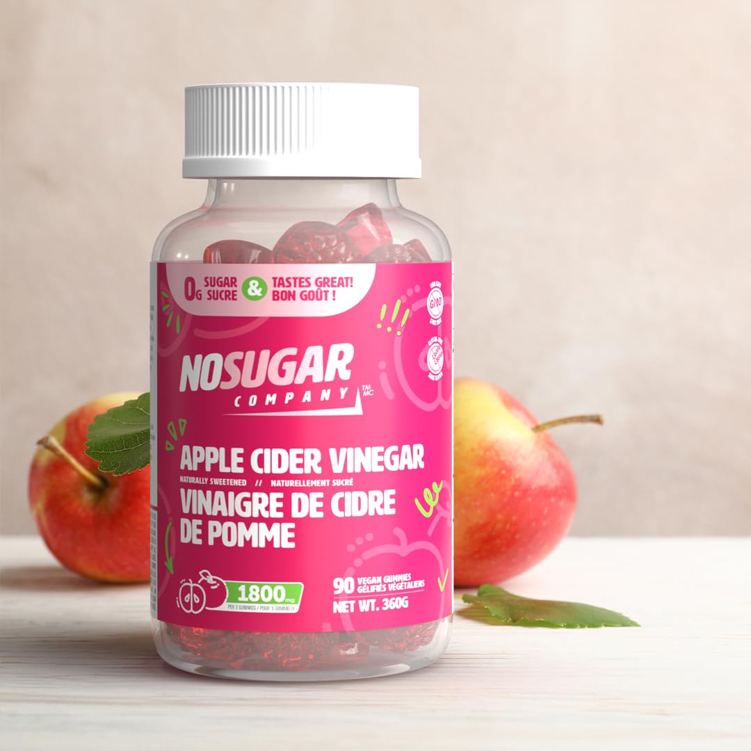 Apple Cider Vinegar Gummies with The Mother, Sugar Free Gummies, Helps Digestion, Keto Friendly, Vegan, Non-GMO, and Gluten-Free, 600mg Natural ACV Gummies - 90 Days Supply