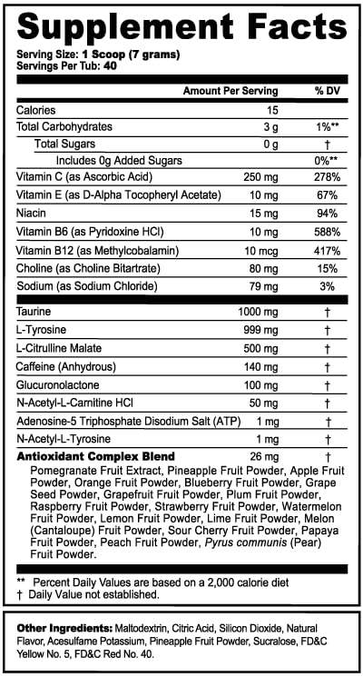G Fuel Chucky Good Guys Energy Drink Powder, Pre Workout Caffeine Mix for Gaming, Sugar Free Focus Amino, Vitamin + Antioxidants, 9.9oz (Tropical Blood Orange, 40 Servings)