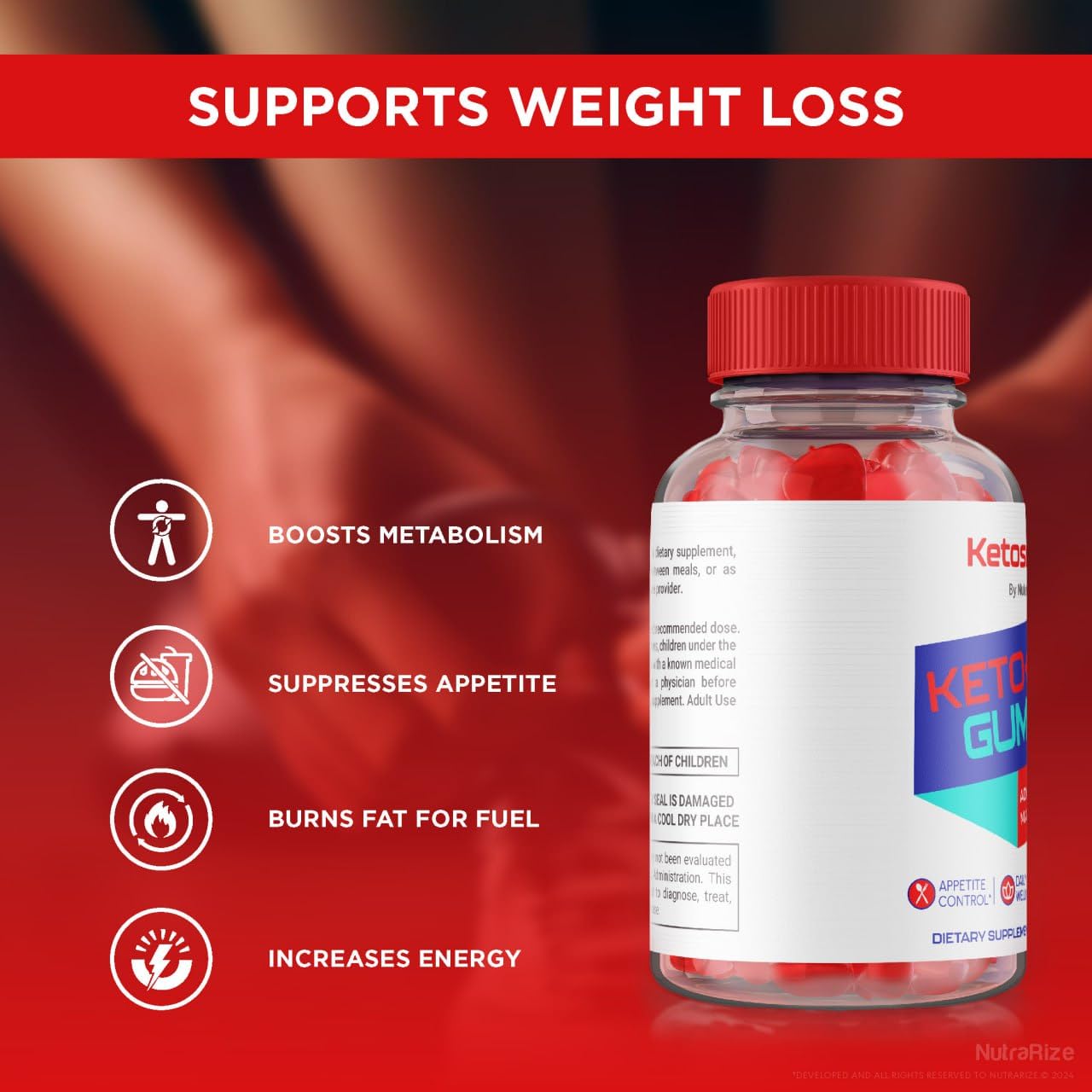 NutraRize (Pack of 2 Ketosophy Keto + ACV Gummies for Advanced Weight Loss, Apple Cider Vinegar Multi Supplement, Vitamin Folic Acid KetosophyACV (120 Gummies)