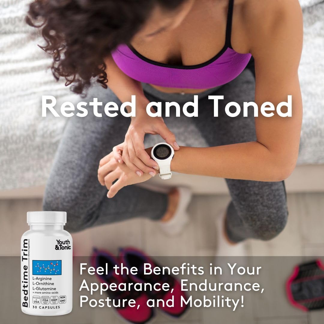 Youth & Tonic Sculpt Lean Cleanse - Feel Lighter & More Toned, Water Weight & Bloating Relief, Detox & Fluid Loss Support - Bedtime Trim, 15 Day Colon Cleanser, 90 Pills for Metabolism & Defined Body
