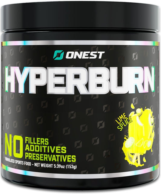 ONEST Hyperburn Thermogenic Powder - 153g (30 Servings) Enhanced Energy Boost & Performance Support Supplement, Sports Nutrition Powder