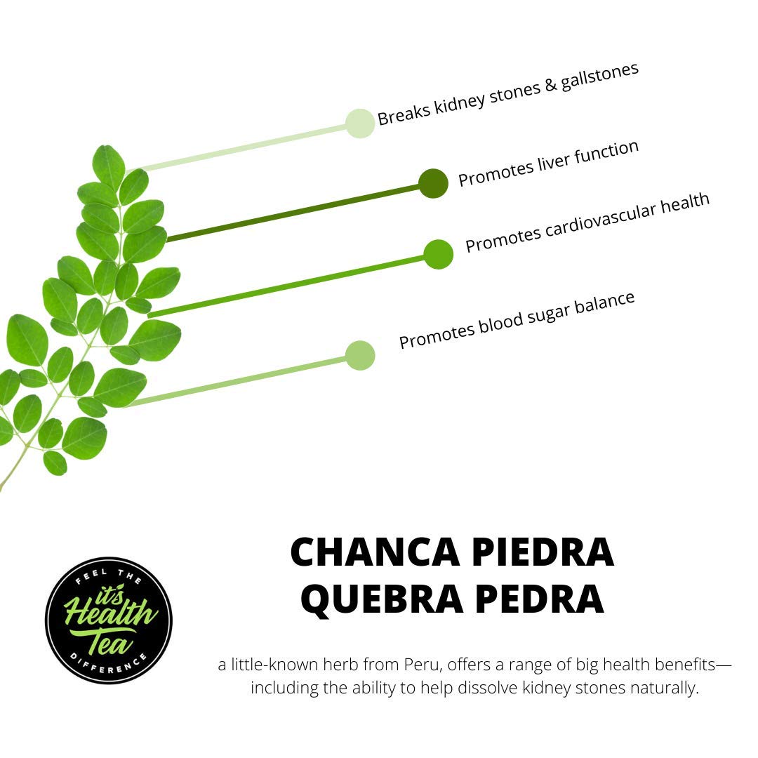 Stone Breaker Chanca Piedra Tea - Loose Leaf w/ 35 Tea bags - Natural Kidney Cleanse - Kidney Stone Crusher & Gallblader Detox from Peru (Phyllanthus niruri)