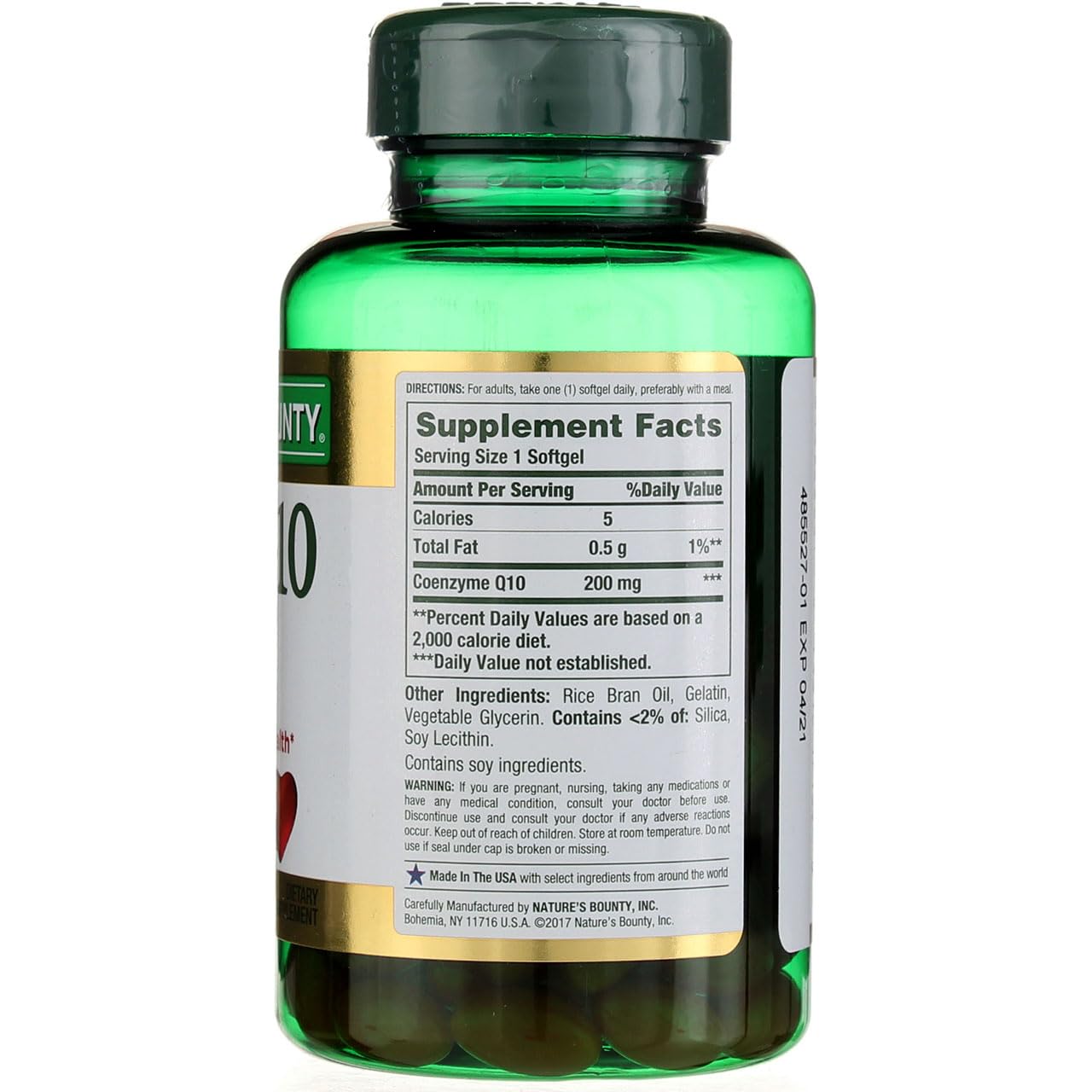 Nature's Bounty CoQ10 200 mg Q-Sorb Softgels, 80 ct