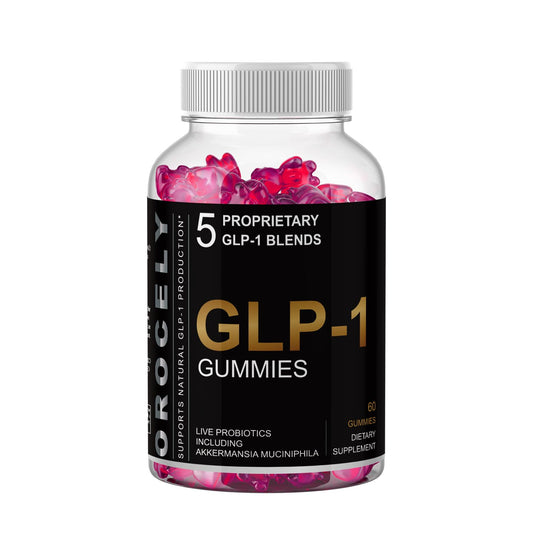 Orocely GLP-1 Supplement Gummies, 17-in-1 GLP Activate Gummies with Akkermansia Probiotic, Berberine, for Women & Men 60 Gummies