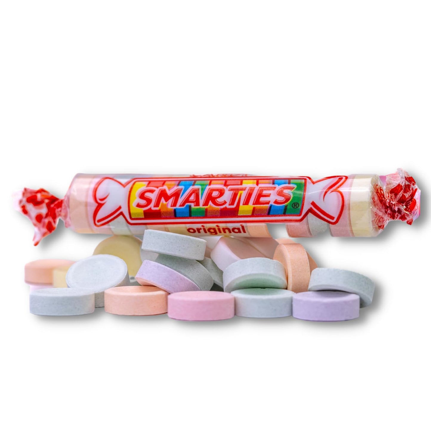 Smarties Candy Rolls Bulk  8 LB  Original Flavor Smarties Hard Candy Rolls  Bulk Candy  Red Candy  Individually Wrapped Candy  Hard Candy Bulk  Assorted Fruit Flavor Smartees  Queen Jax