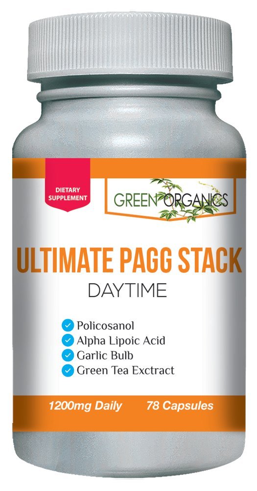 Ultimate PAGG Stack™ 4 Hour Body by Tim Ferriss - Policosanol, Alpha Lipoic Acid, Green Tea Flavonols, Garlic Extract
