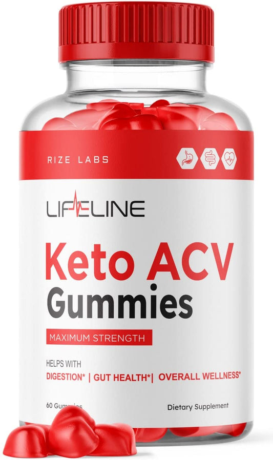 Lifeline Keto + ACV Gummies Lifeline Keto + Apple Cider Vinegar Gummies Keto Plus ACV Gummy (60 Gummies)
