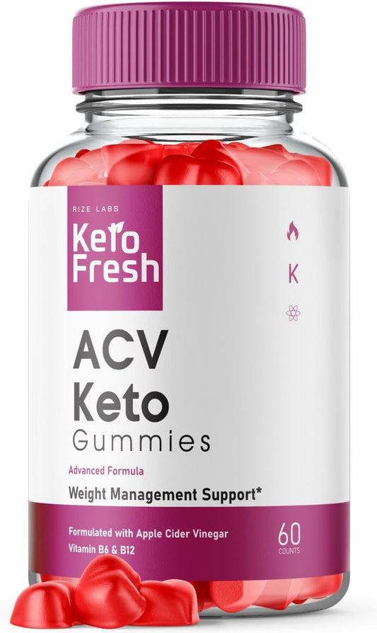 rize labs - Keto Fresh ACV Gummies for Advanced Weight Loss, Gummies to Increase Energy Levels, Used to Improve Sleep and Prevents Fatigue (60 Gummies)