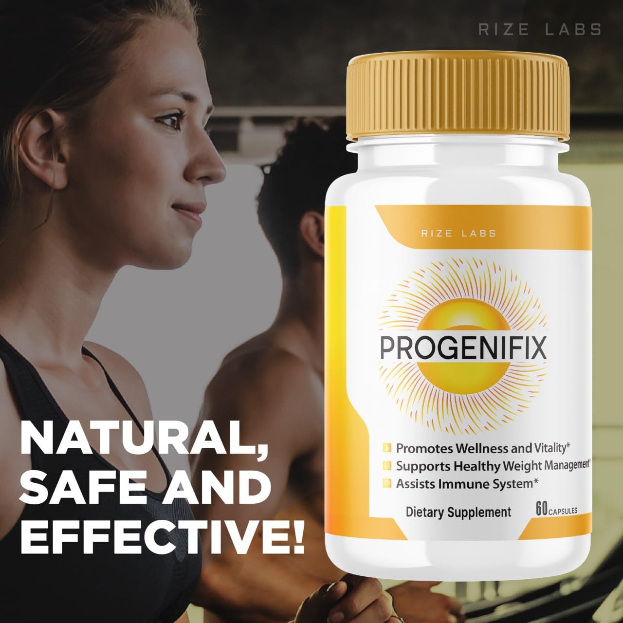 rize labs (2 Pack) Progenifix Weight Loss Supplement, Progenifix Capsules Total Body Wellness, Progenifix Healthy Lifestyle for Happier Life, Progenifix Reviews (120 Capsules)
