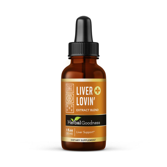 Liver Lovin 1oz - Premium Liver Cleanse Detox Herbal Health Formula - Formulated with Milk Thistle Chanca Piedra & More Organic Herbs, Liver Vitamins Liquid Drops - Limpieza De Higado Graso - 1 Bottle