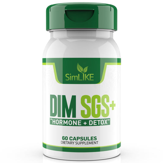 Simlike Nutraceuticals - DIM SGS +, Hormone + Detox (60 Capsules)
