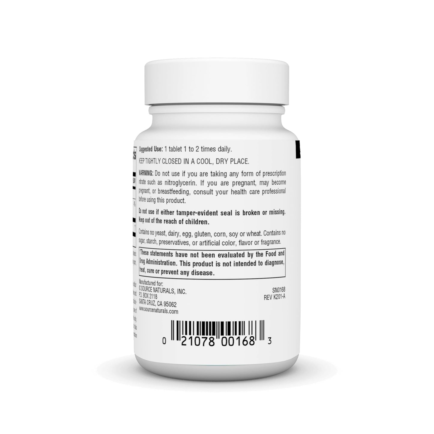Source Naturals N-Acetyl Cysteine Antioxidant Support 1000 mg Dietary Supplement That Supports Respiratory Health* - 30 Tablets