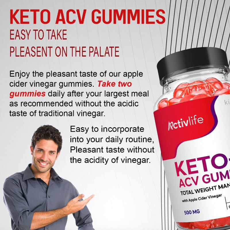 kivus Activlife Keto Gummies - Activlife Keto ACV Gummies (Single, 60 Gummies)