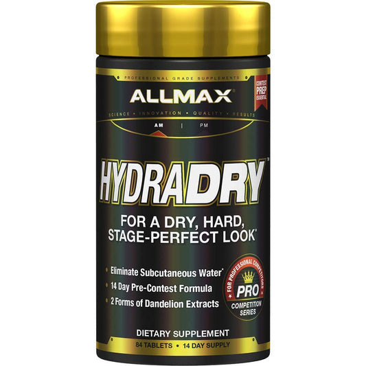 ALLMAX Nutrition HydraDry, 14-Day Pre-Contest Water Loss System, 84 Tablets
