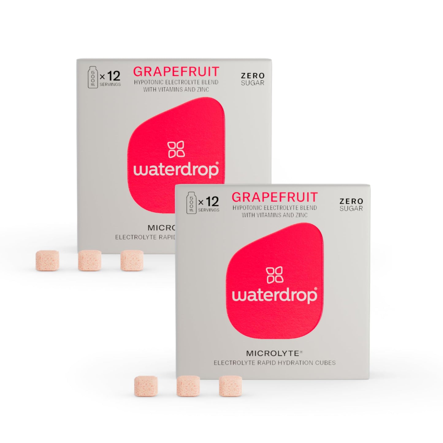 waterdrop Microlyte GRAPEFRUIT  24 Electrolyte Tablets with 5 Electrolytes 9 Vitamins Zinc  No Sugar Calories and Vegan Sportsdrink