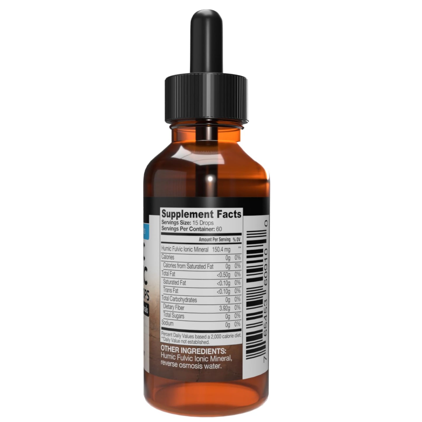 Humic & Fulvic Acid Supplement - Enhanced Nutrient Absorption & Detox, 2oz Liquid - Optimal Wellness Formula