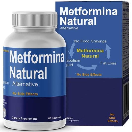 METFORMINA Natural - Weight Loss Aid and Metabolism Support - Dr Salomon (60 Capsules)