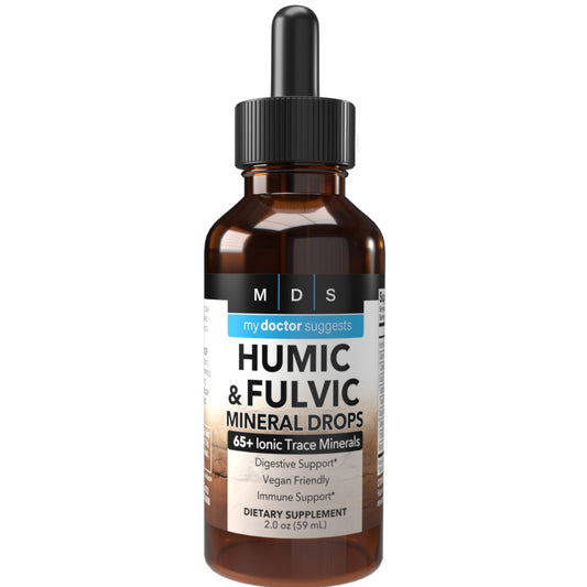 Humic & Fulvic Acid Supplement - Enhanced Nutrient Absorption & Detox, 2oz Liquid - Optimal Wellness Formula