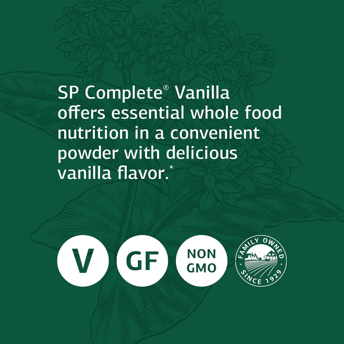 Standard Process Inc. Complete Vanilla-Whole Food Nutrition with Amino Acids,Immune Support,Antioxidant Support with Rice Protein,Grapeseed Extract, Choline-Vegetarian,Vanilla-23 Ounce,23 Servings