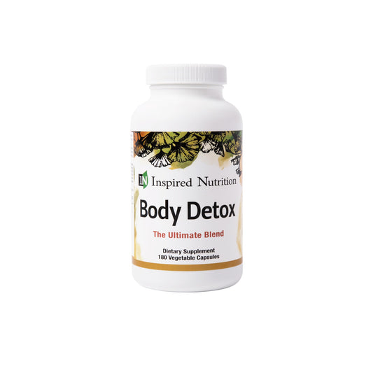 Inspired Nutrition Body Detox - Detox and Liver Support - 180 Capsules