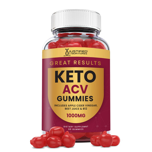 Great Results Keto ACV Gummies Advanced Formula 1000MG Great Results Keto Gummies Apple Cider Vinegar Formulated with Pomegranate Beet Juice Powder B12 Vegan Non GMO 60 Gummys