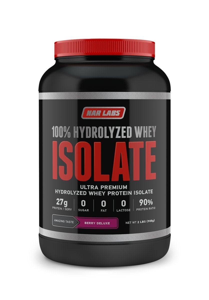 NAR LABS Hydrolyzed Whey Protein Isolate 2 lbs (Berry Deluxe)