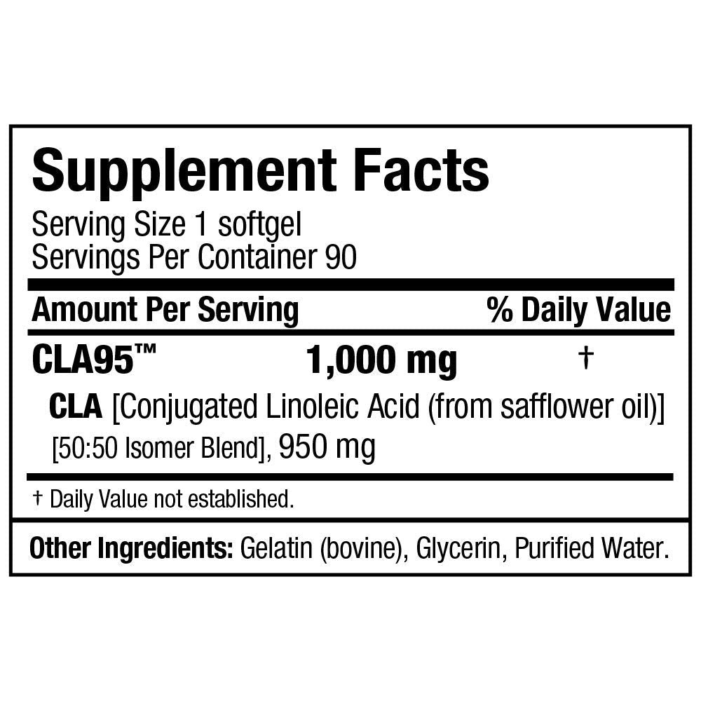 Allmax Nutrition - CLA (95% conjugated linoleic Acid) - 90 Softgels