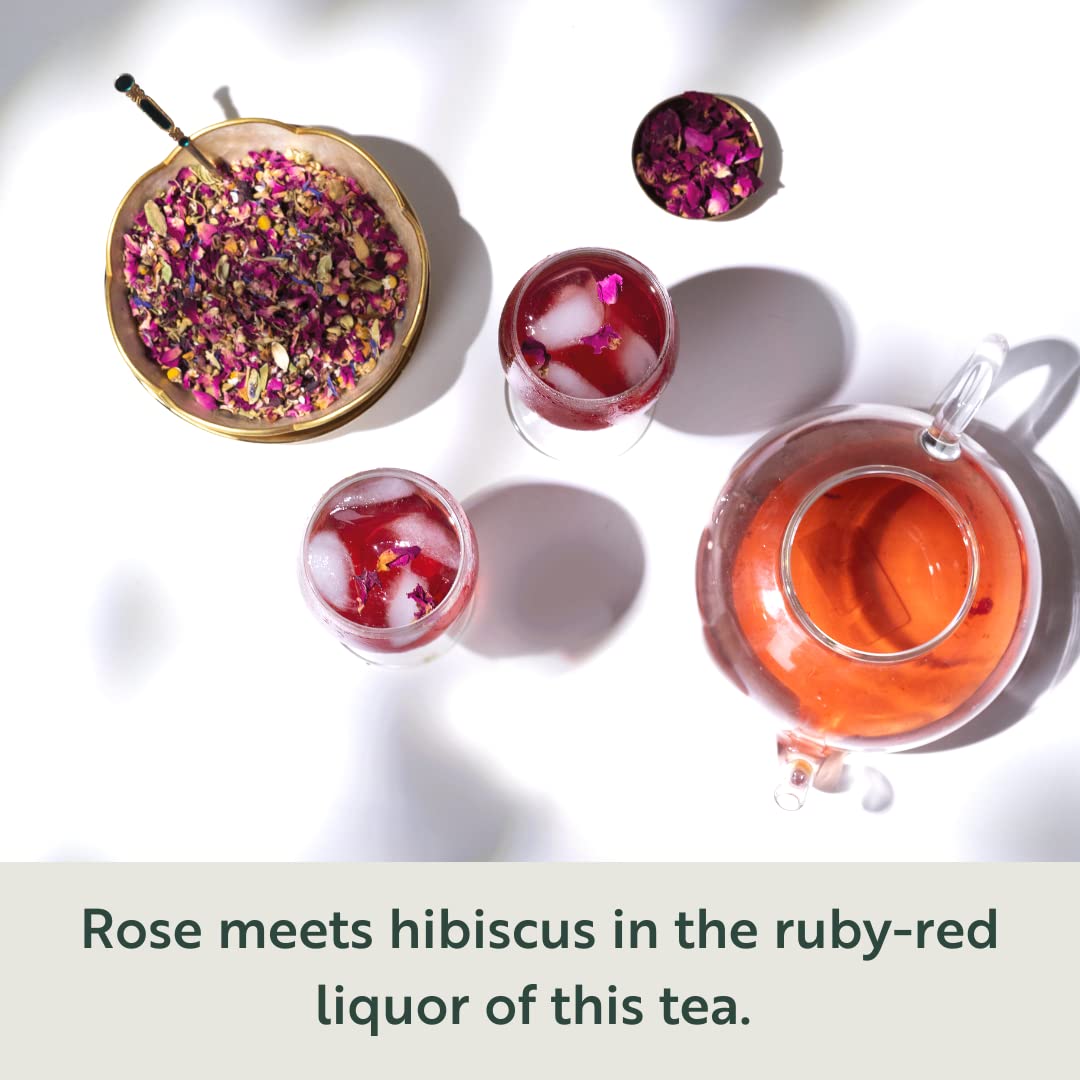 Luxmi Estates African Rose Herbal Tea 25 Tea Bags 50g Pack  Certified Organic Tea
