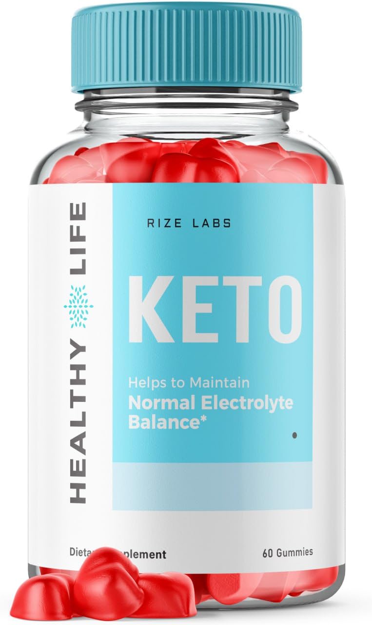 rize labs - Healthy Life Keto ACV Gummies - Advanced Weight Loss - Slimming Belly Fat Diet - Helps to Maintain Normal Electrolyte Balance (60 Gummies)