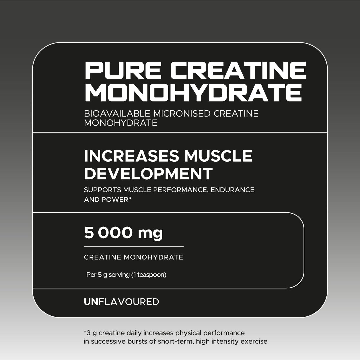 USN Creatine Monohydrate 500 g Size and Strength Powder