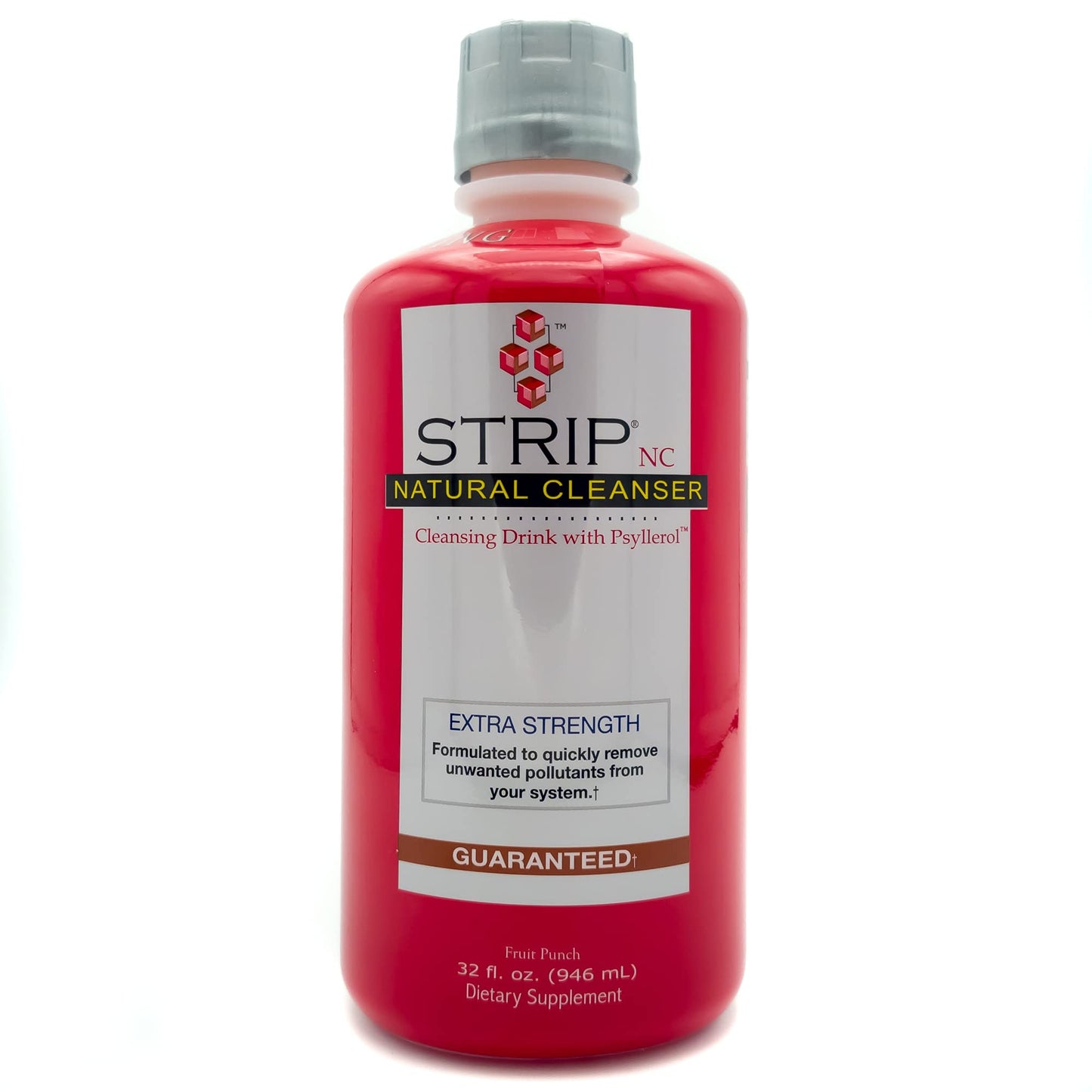 Wellgenix Strip NC - Herbal Cleanse Drink - Extra Strength - Fruit Punch - 32oz (Pack of 1)