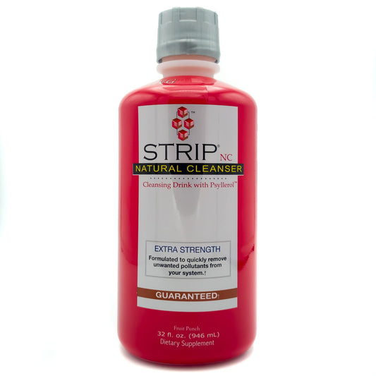 Wellgenix Strip NC - Herbal Cleanse Drink - Extra Strength - Fruit Punch - 32oz (Pack of 1)