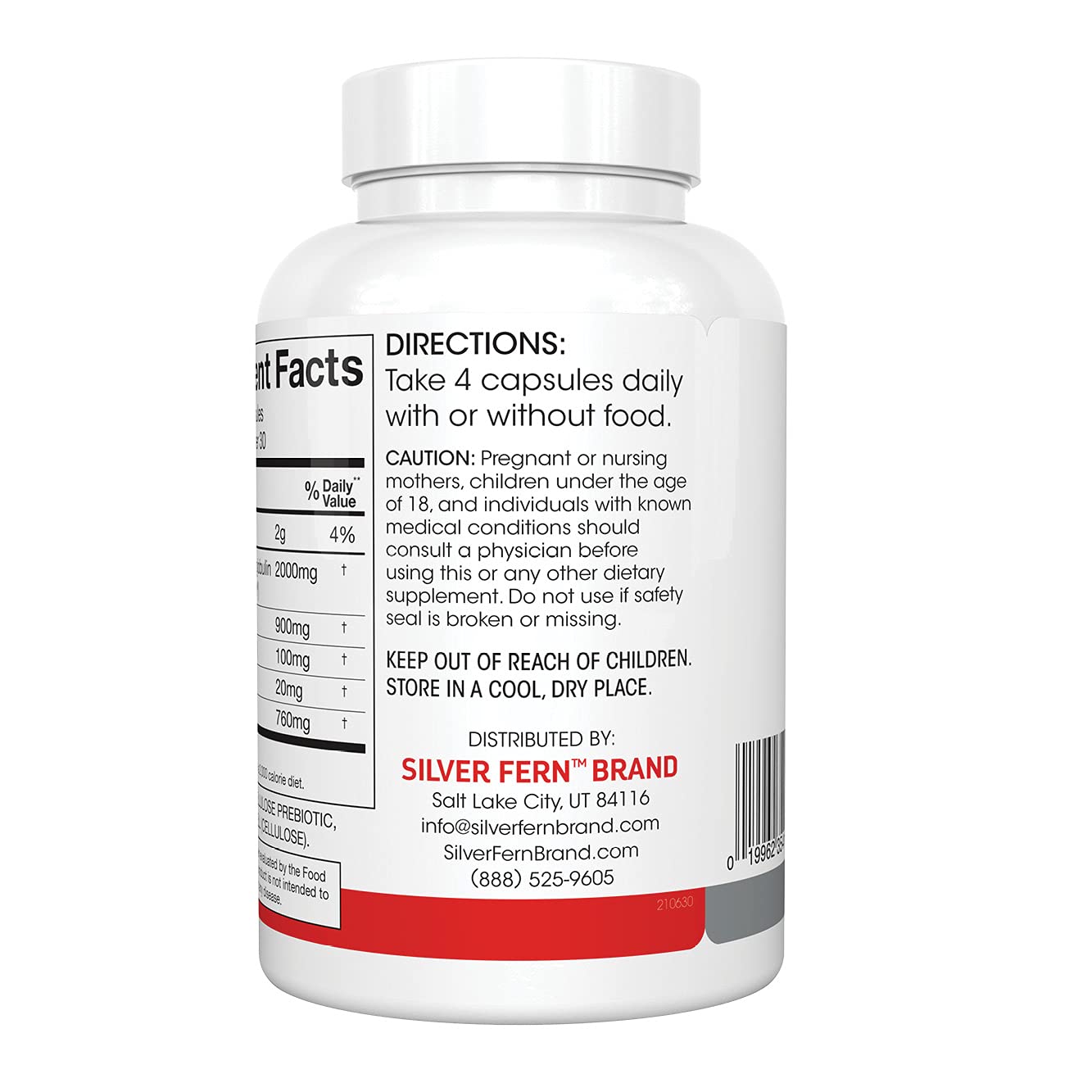 Silver Fern Cleanse - Daily Gut - 1 Bottle - 120 Capsules - 30 Day Supply - Immunoglobulin G, A & M -(IgG, IGA, IgM) - Postbiotic