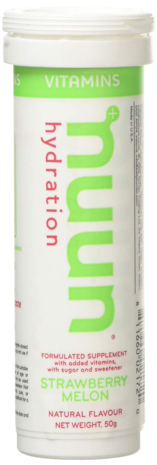 NUUN Strawberry Melon Drink Tabs, 12 CT